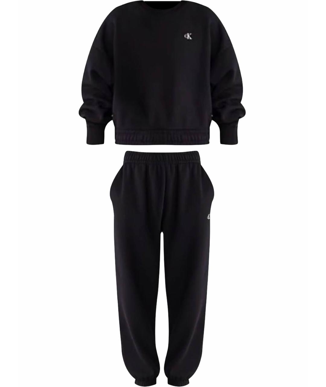 CALVIN KLEIN Черный хлопковый спортивные костюмы, фото 1