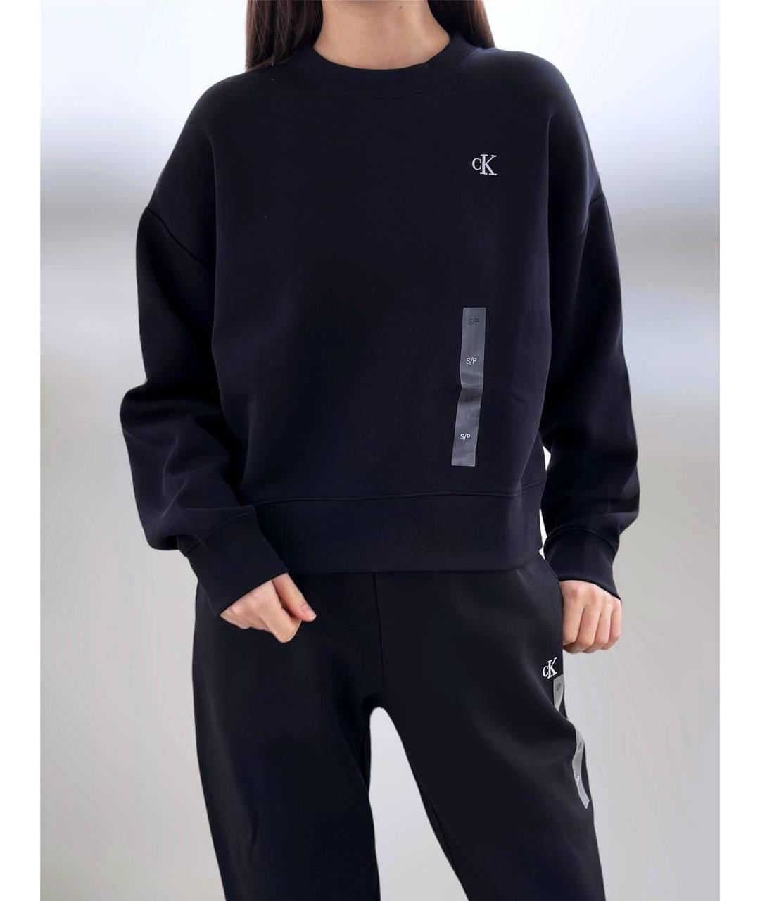 CALVIN KLEIN Черный хлопковый спортивные костюмы, фото 4