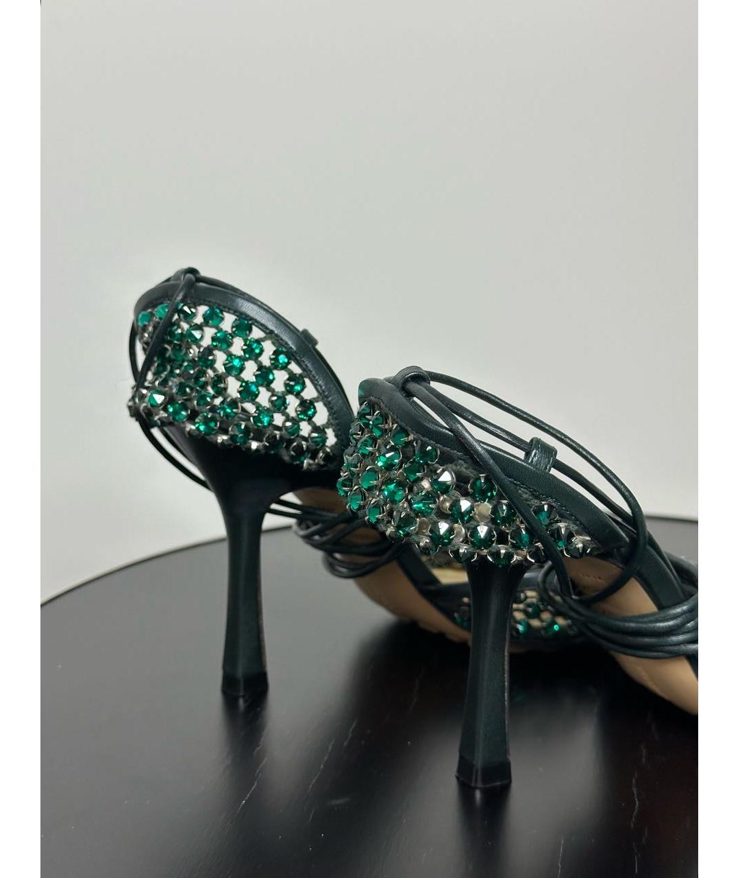 BOTTEGA VENETA Зеленые туфли, фото 4