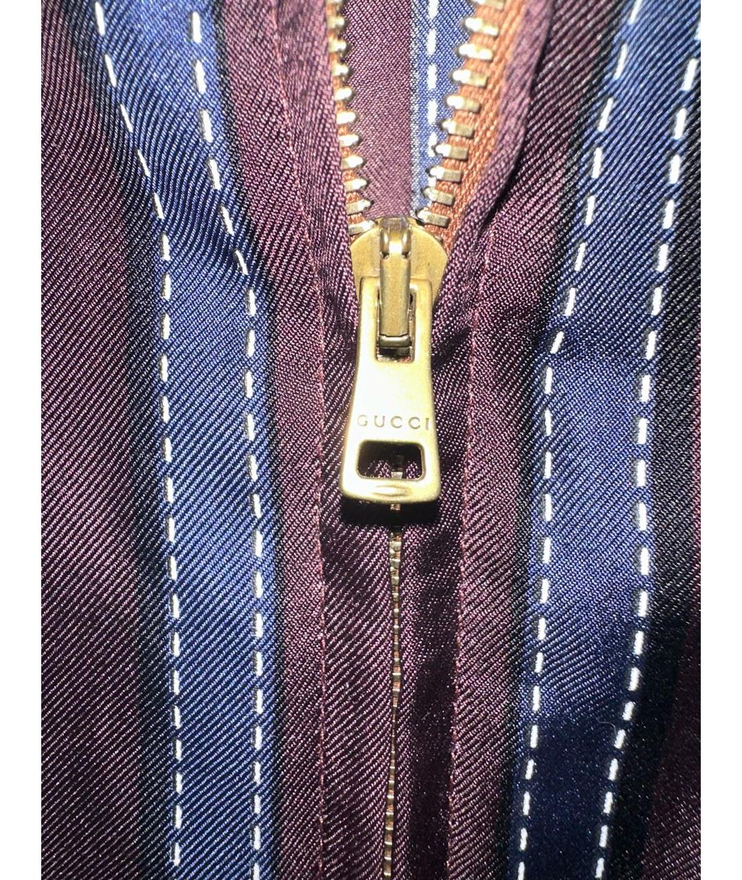 GUCCI Мульти шелковая куртка, фото 6