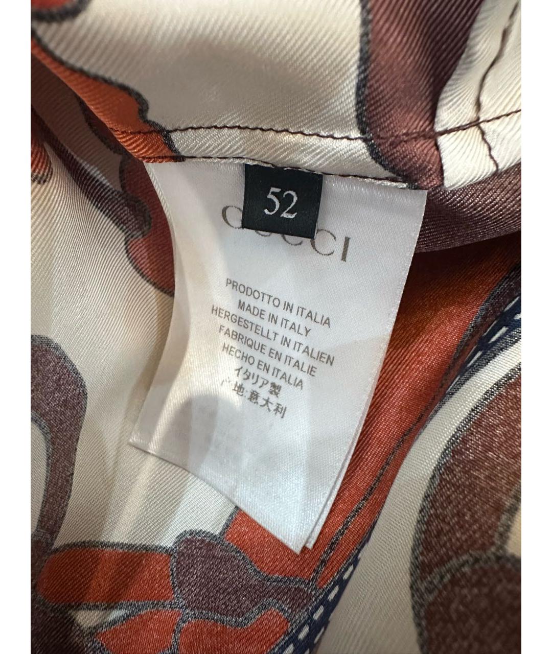 GUCCI Мульти шелковая куртка, фото 7