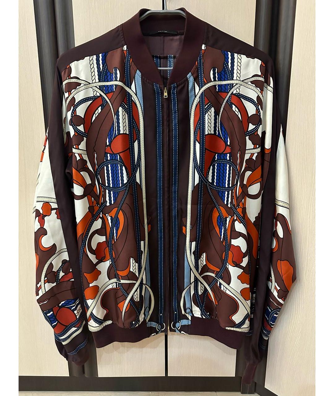 GUCCI Мульти шелковая куртка, фото 9