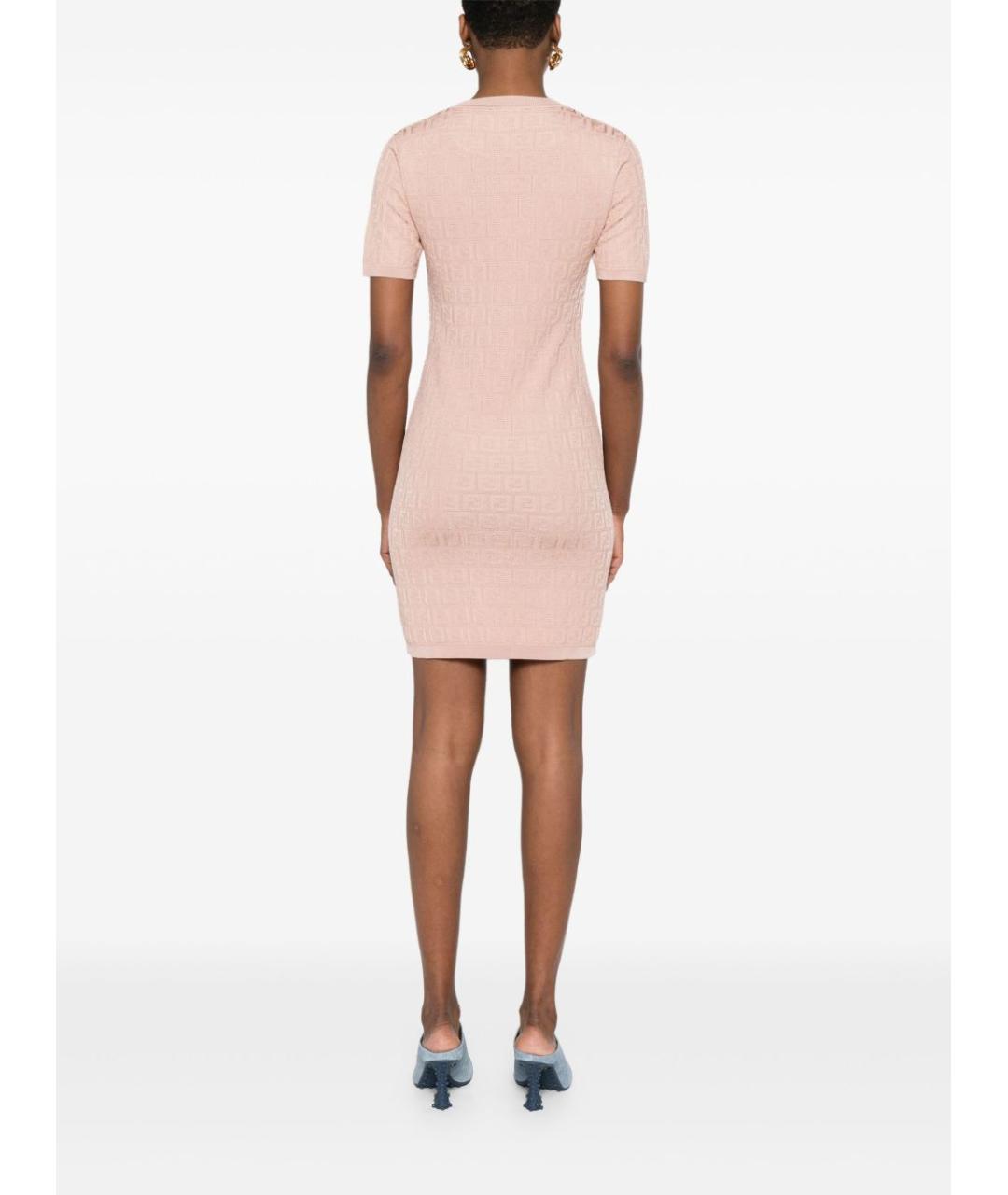 FENDI Розовое платье, фото 3