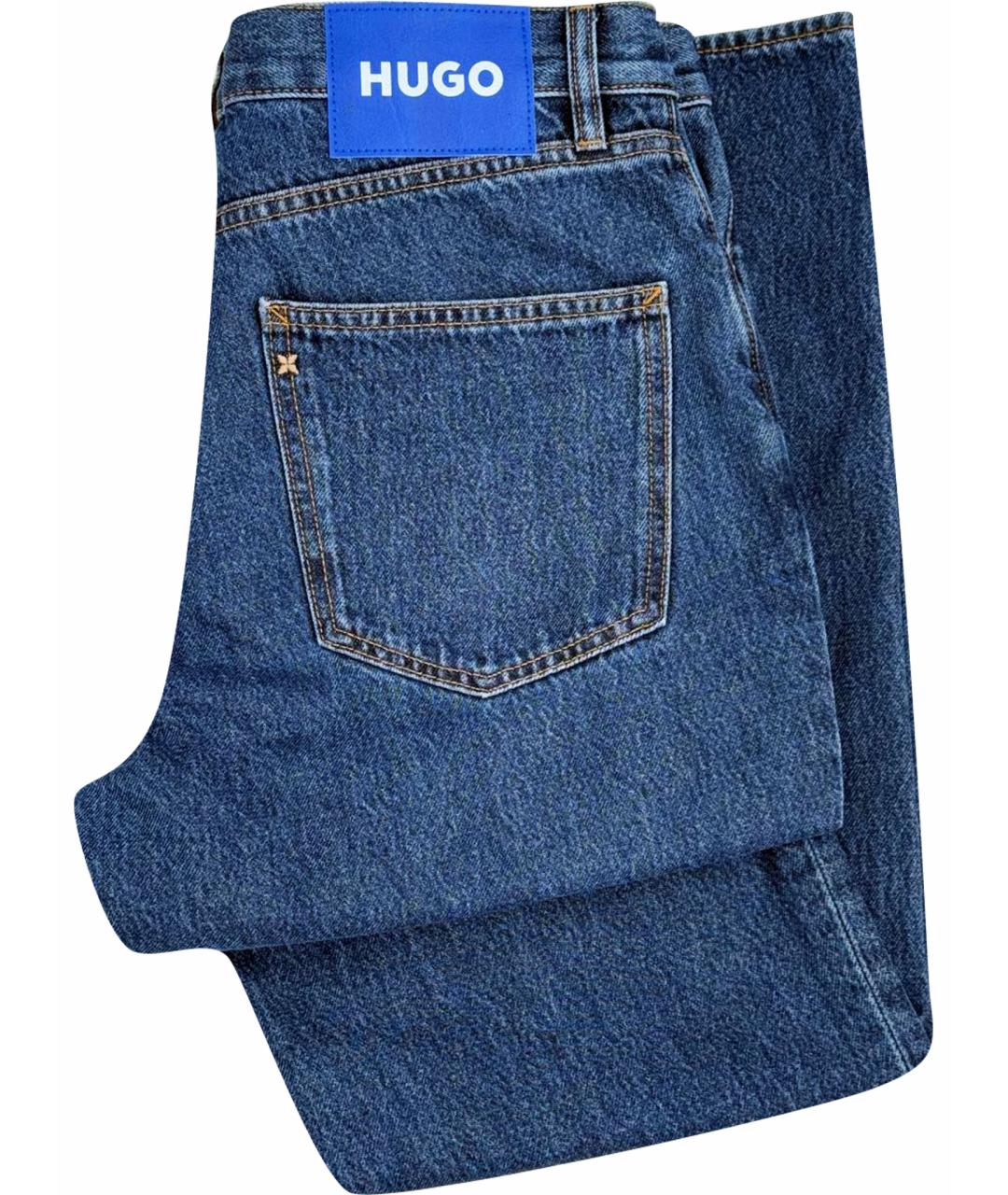 HUGO BOSS Синие прямые джинсы, фото 1