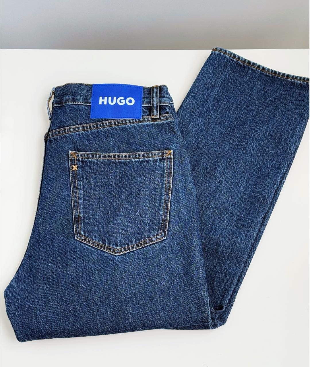HUGO BOSS Синие прямые джинсы, фото 2