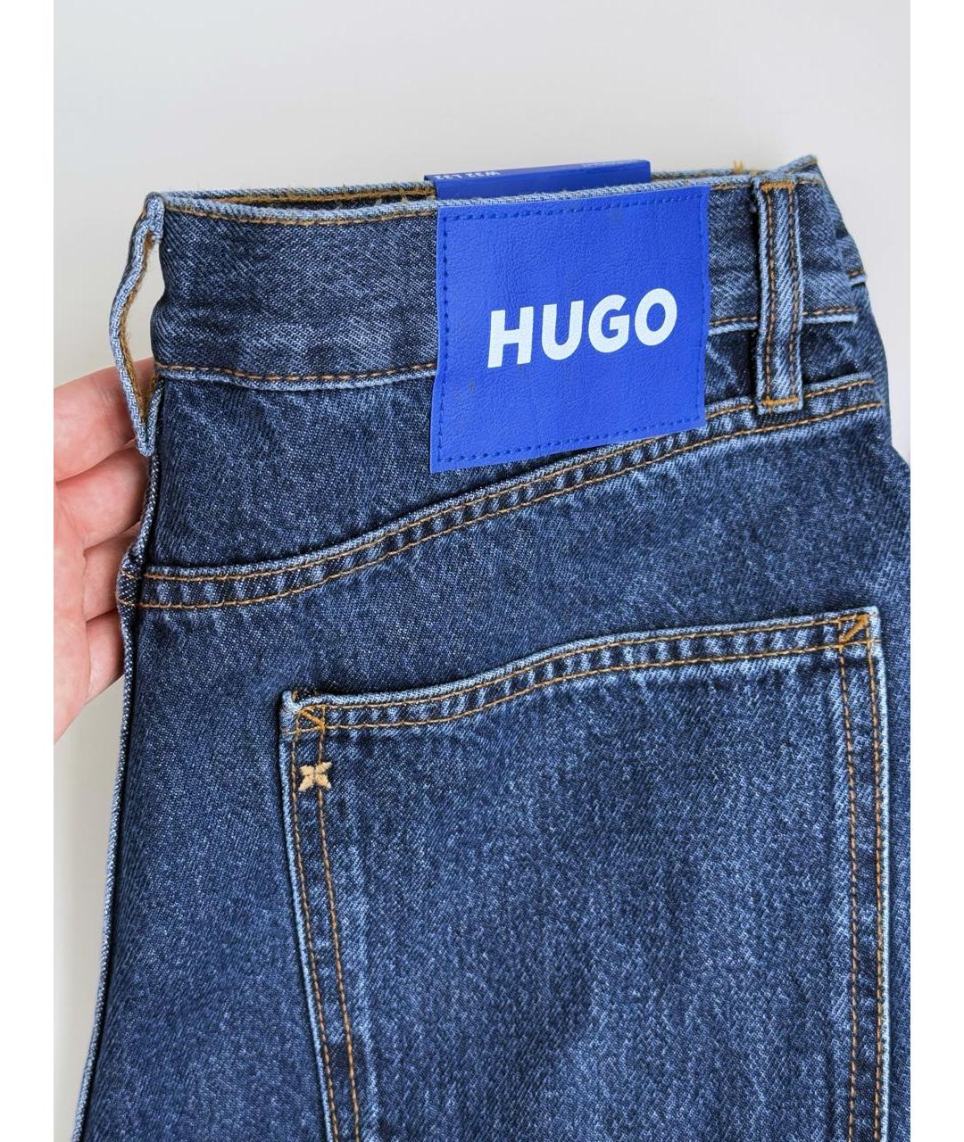 HUGO BOSS Синие прямые джинсы, фото 4