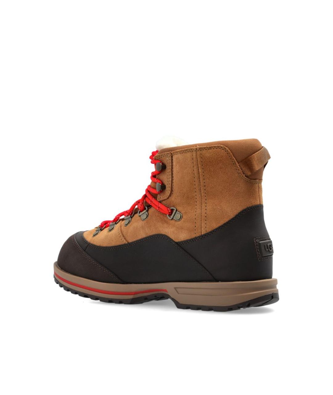UGG AUSTRALIA Коричневые замшевые сапоги, фото 4