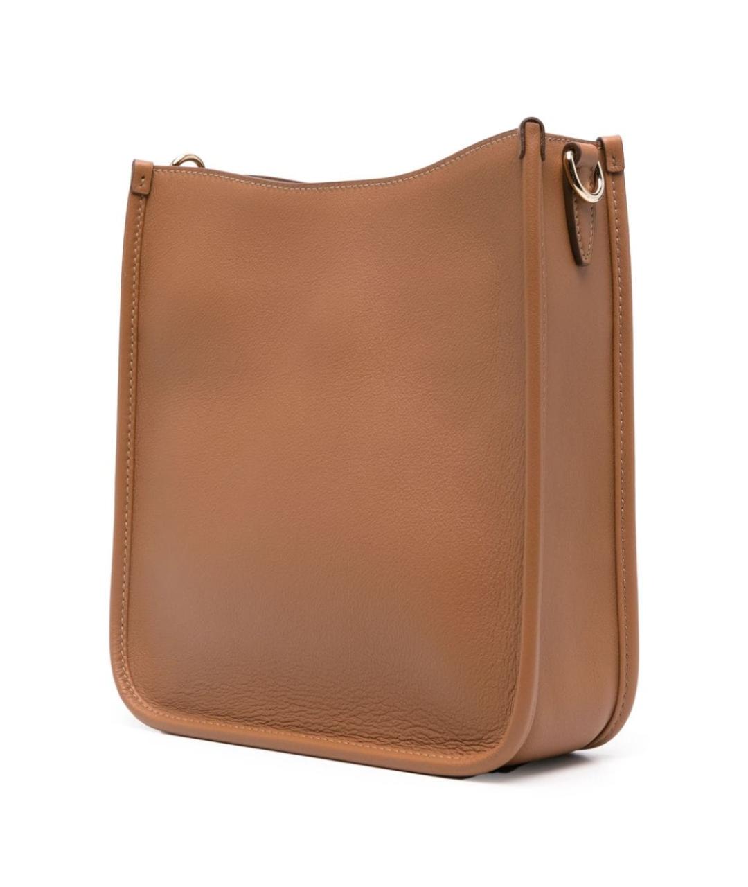 PRADA Коричневая кожаная сумка через плечо, фото 3