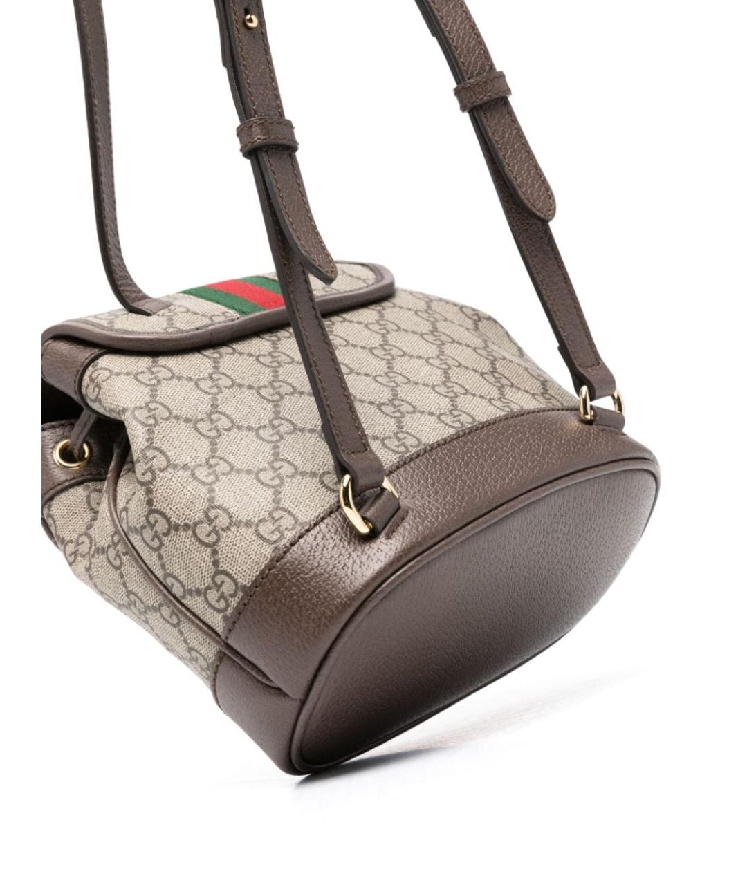 GUCCI Бежевый рюкзак, фото 4