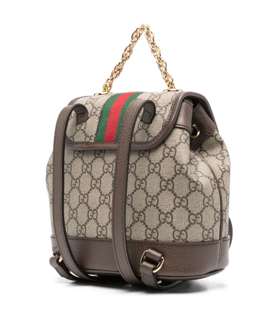 GUCCI Бежевый рюкзак, фото 3