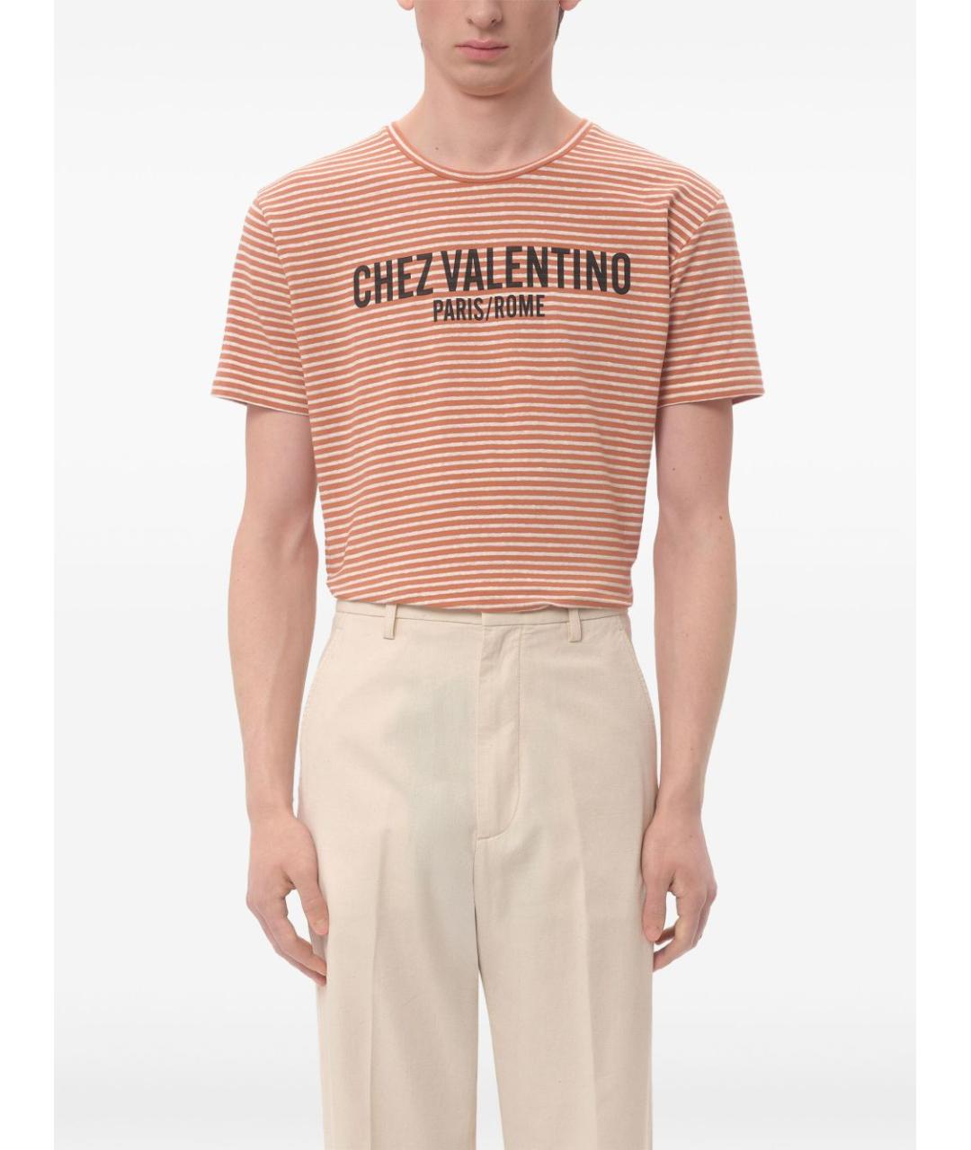 VALENTINO Коричневая футболка, фото 6