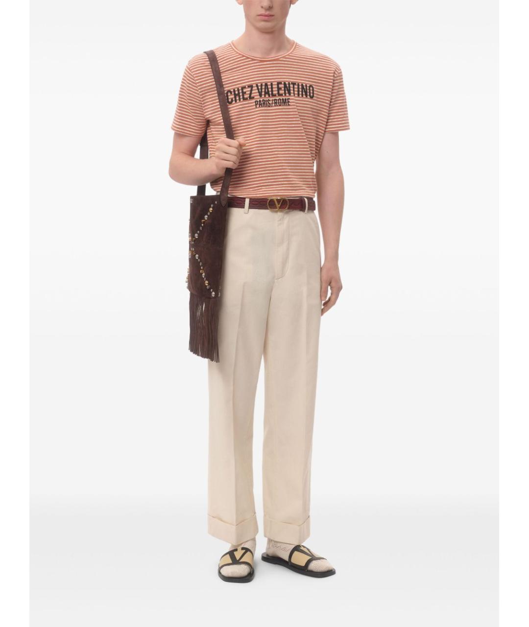 VALENTINO Коричневая футболка, фото 5