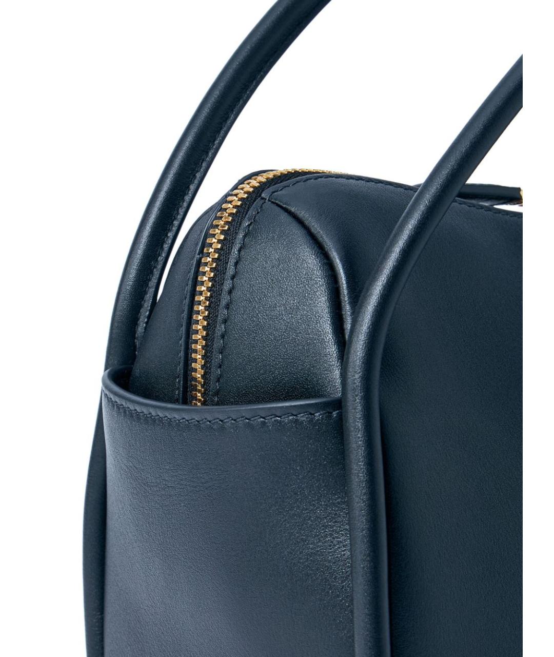 PRADA Темно-синяя кожаная сумка через плечо, фото 2