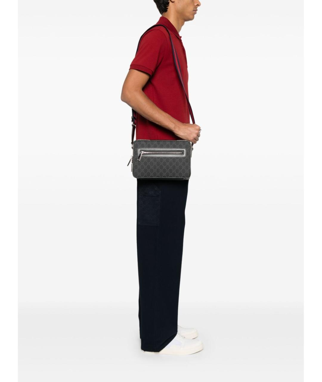 GUCCI Черная сумка на плечо, фото 4