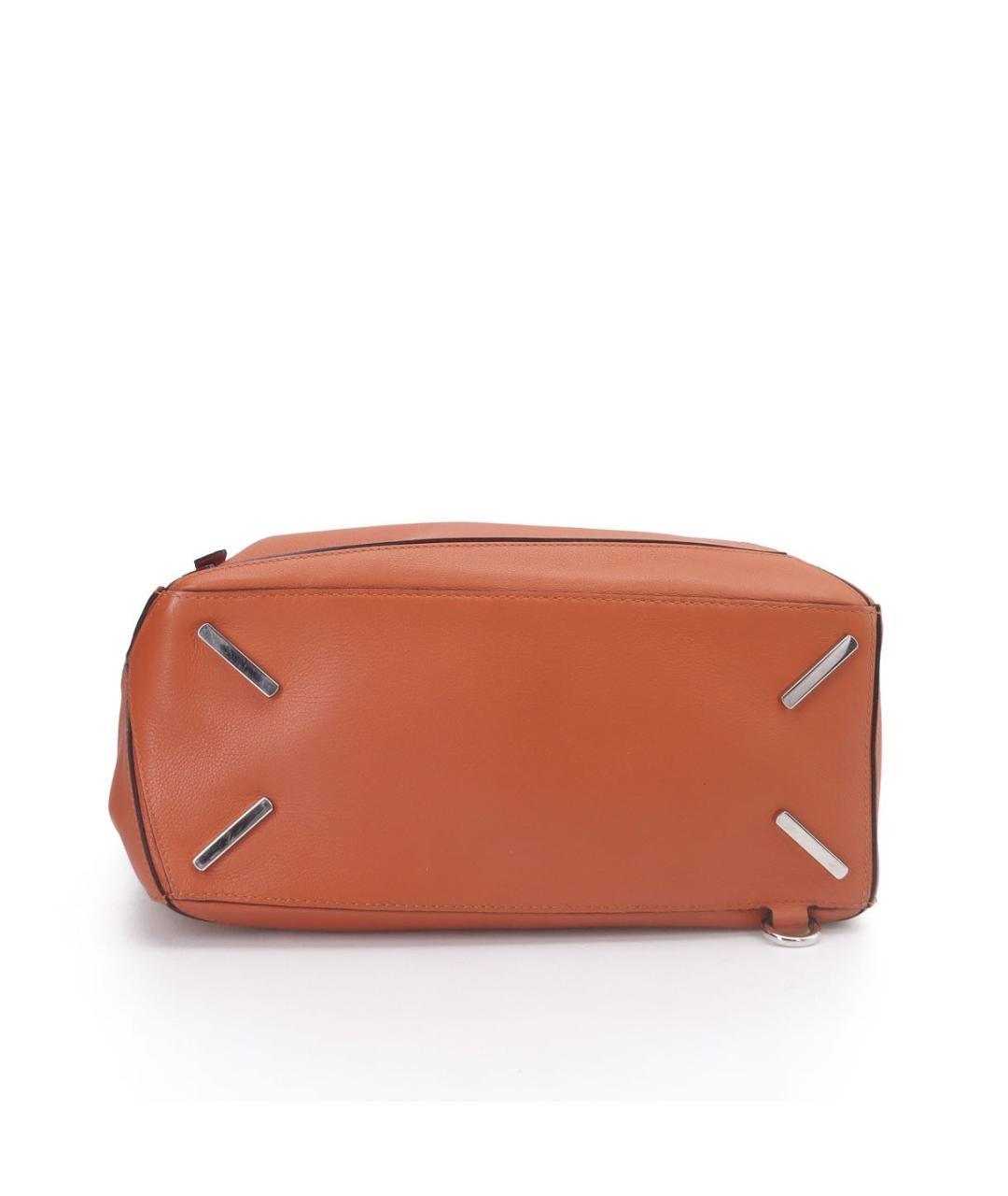 LOEWE Оранжевая кожаная сумка через плечо, фото 4