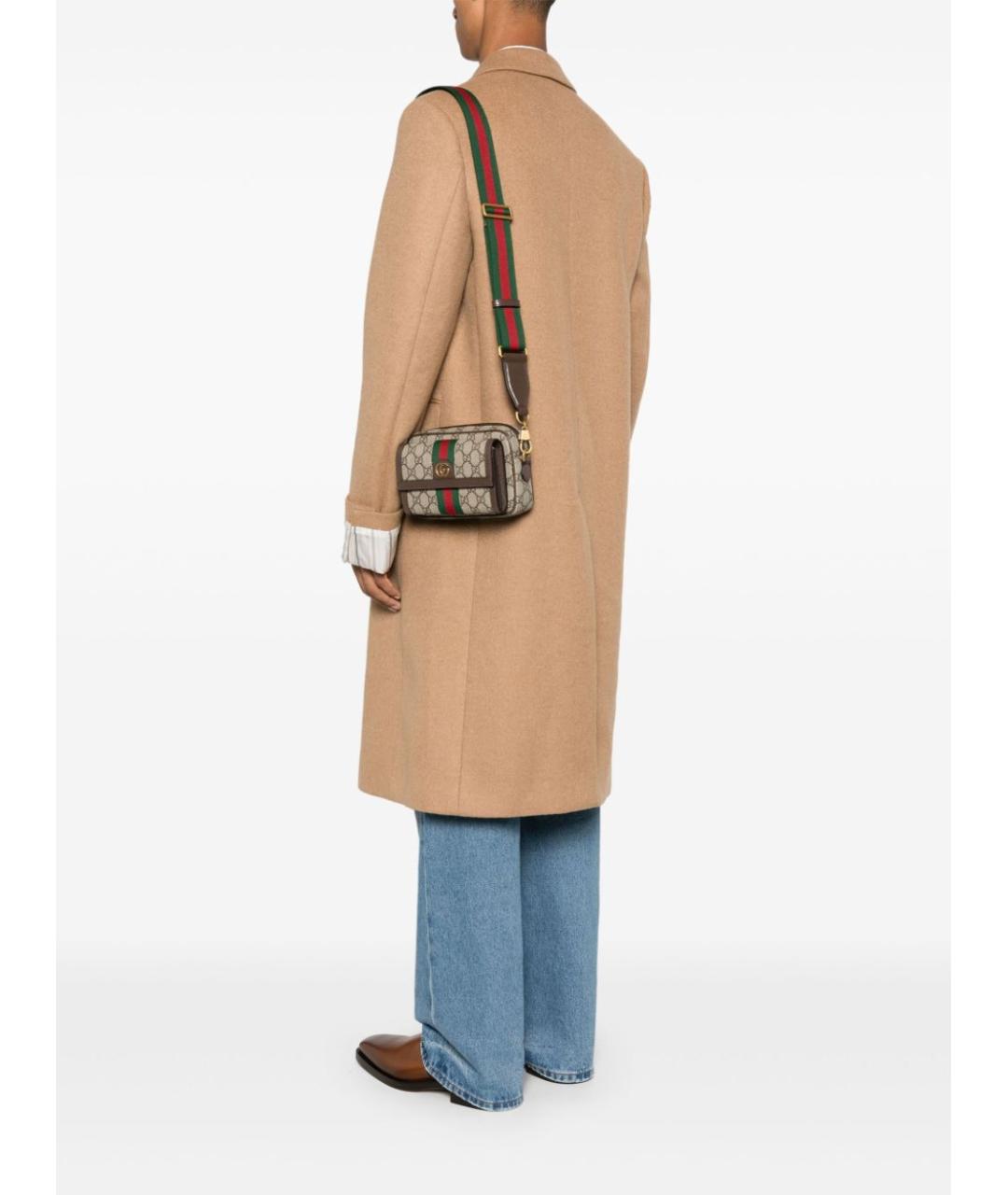 GUCCI Бежевая сумка на плечо, фото 3