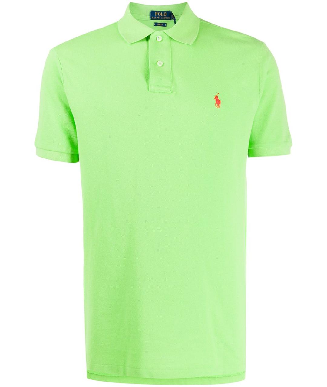 POLO RALPH LAUREN Зеленые поло с коротким рукавом, фото 1