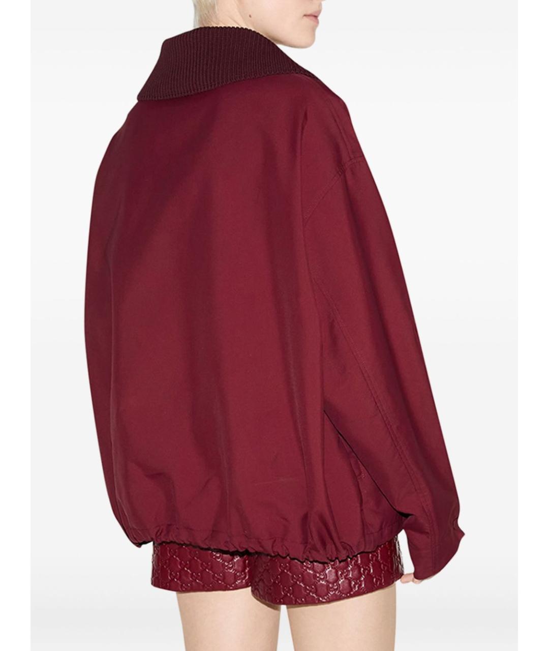 GUCCI Бордовый джемпер / свитер, фото 2