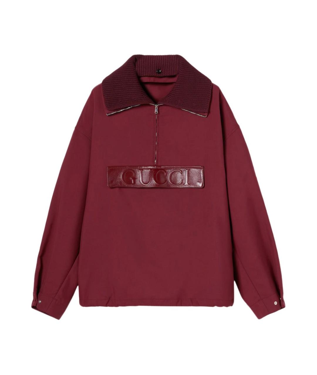 GUCCI Бордовый джемпер / свитер, фото 1