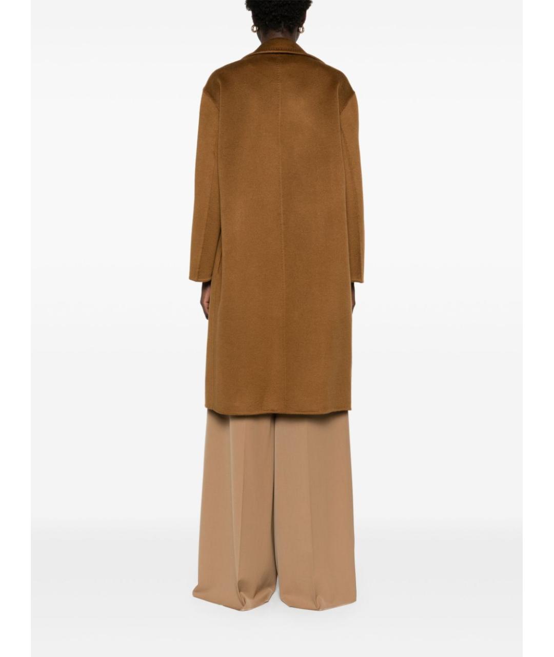 MAX MARA Коричневое кашемировое пальто, фото 2