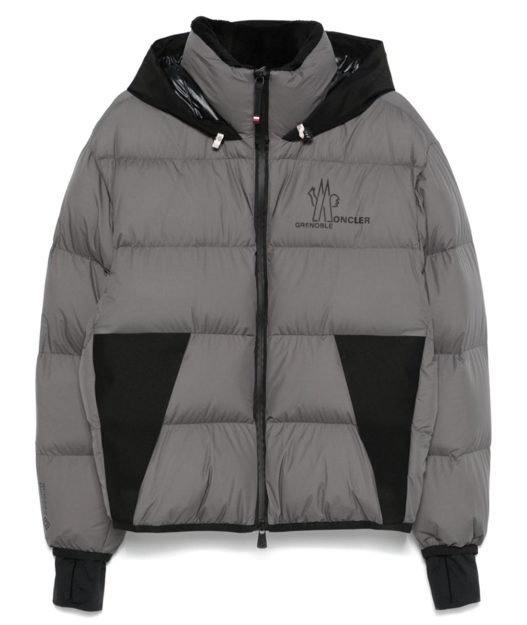 MONCLER GRENOBLE Серое пальто, фото 1