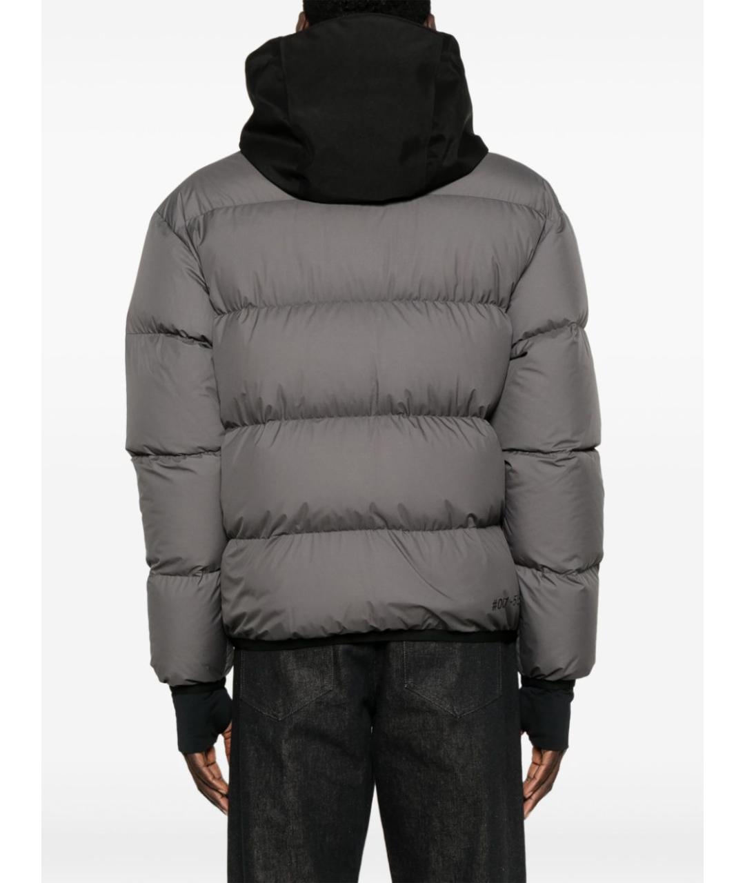 MONCLER GRENOBLE Серое пальто, фото 3