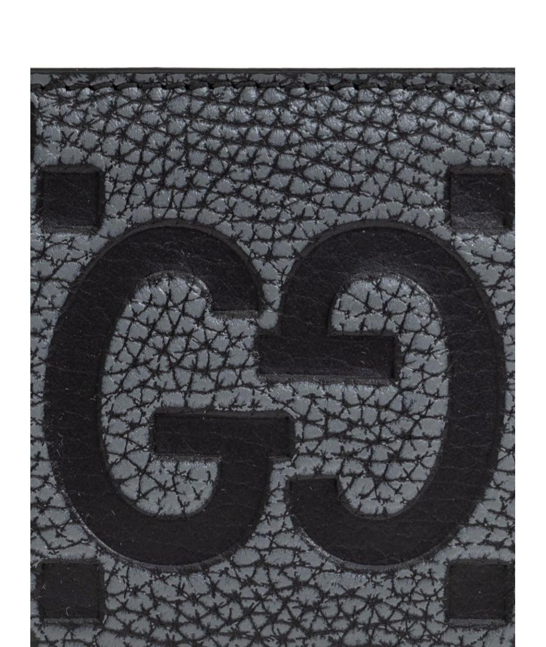 GUCCI Антрацитовый кошелек, фото 2