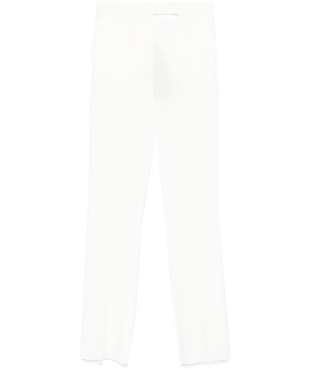 MAX MARA Белые прямые брюки, фото 1