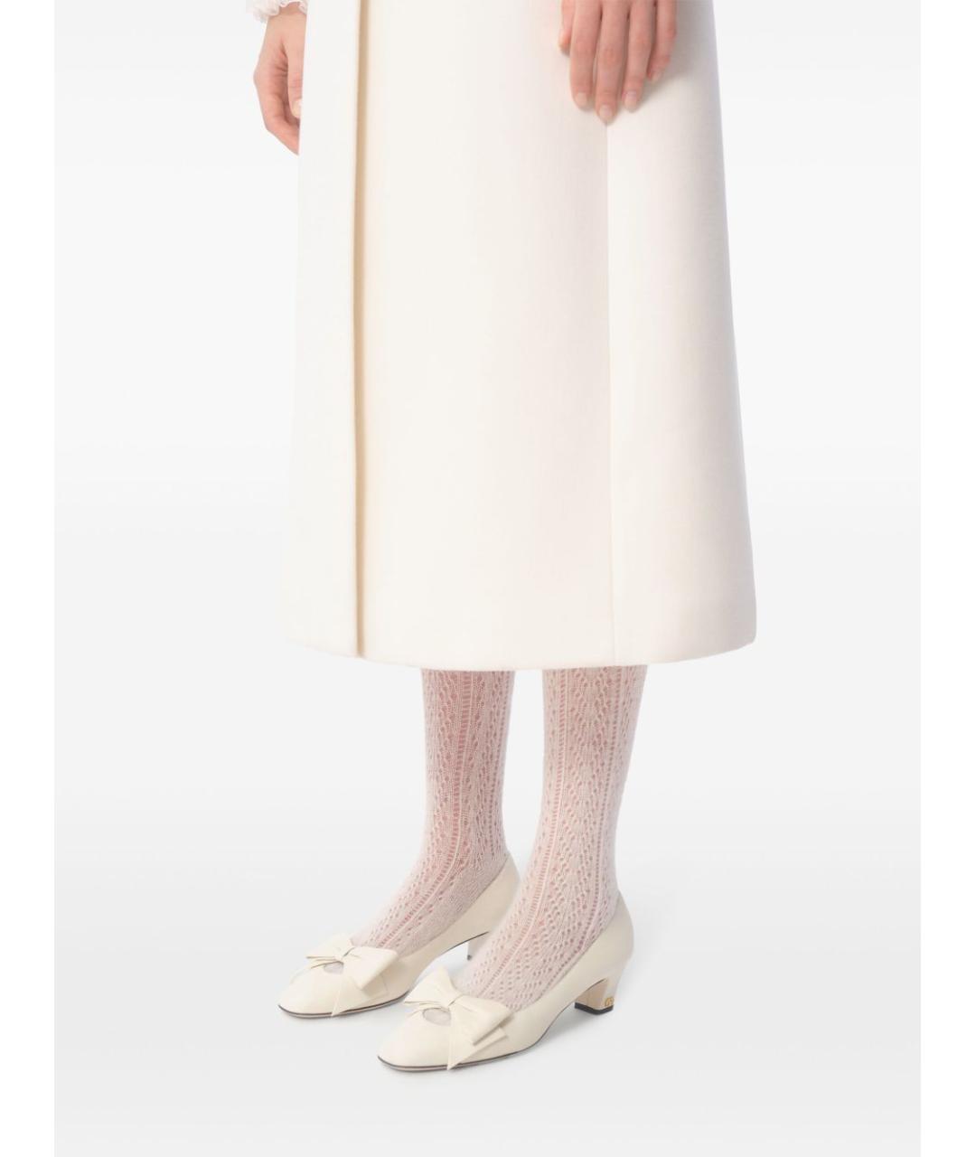 VALENTINO Белые кожаные туфли, фото 2