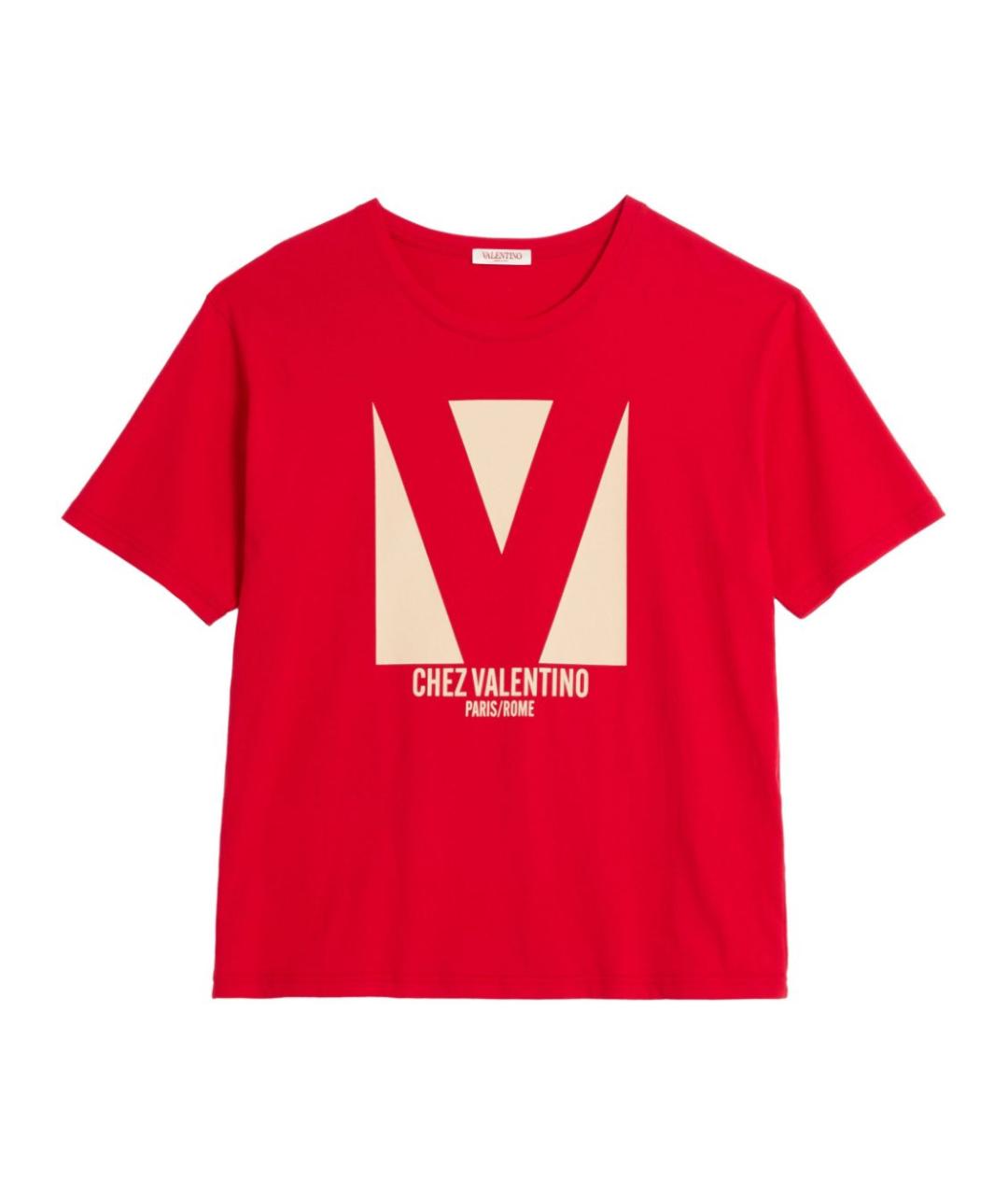 VALENTINO Красная футболка, фото 1