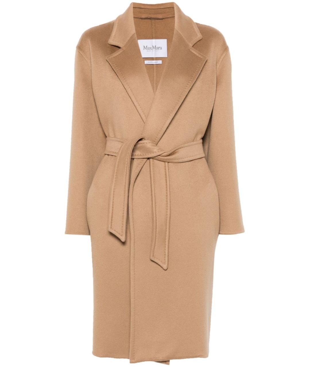 MAX MARA Бежевое кашемировое пальто, фото 1