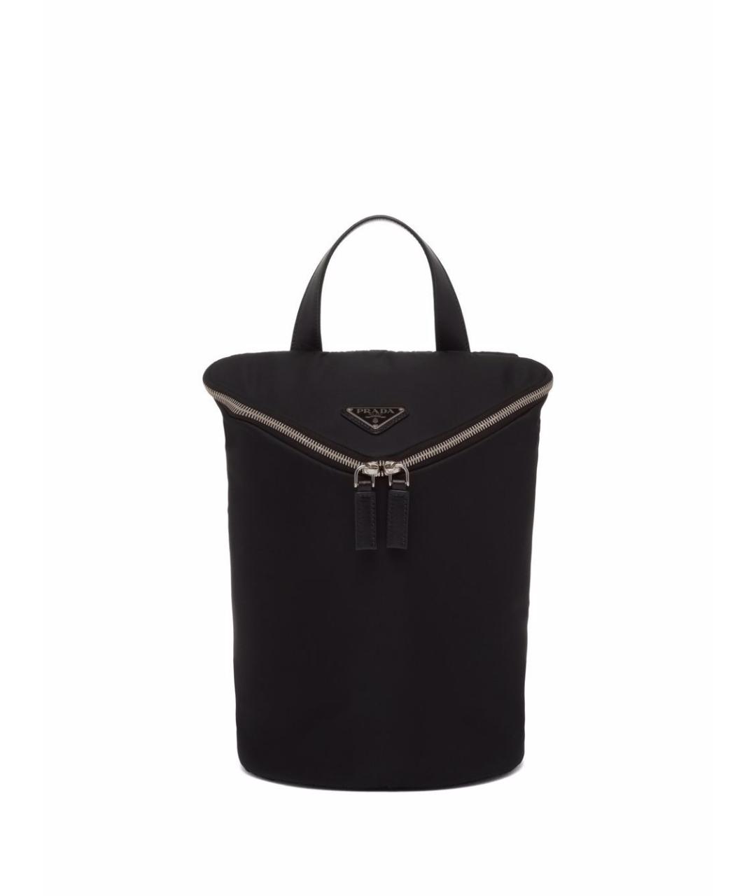 PRADA Черная синтетическая сумка тоут, фото 1
