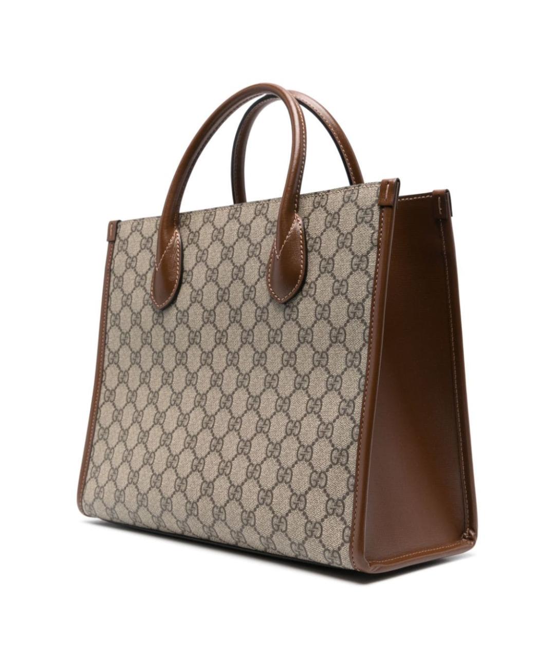 GUCCI Бежевая сумка тоут, фото 2
