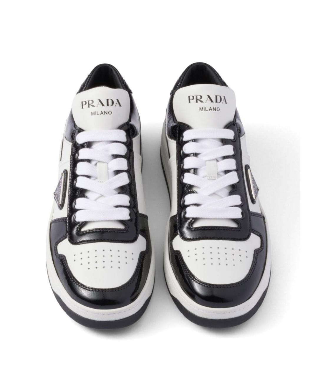 PRADA Мульти кожаные кеды, фото 2