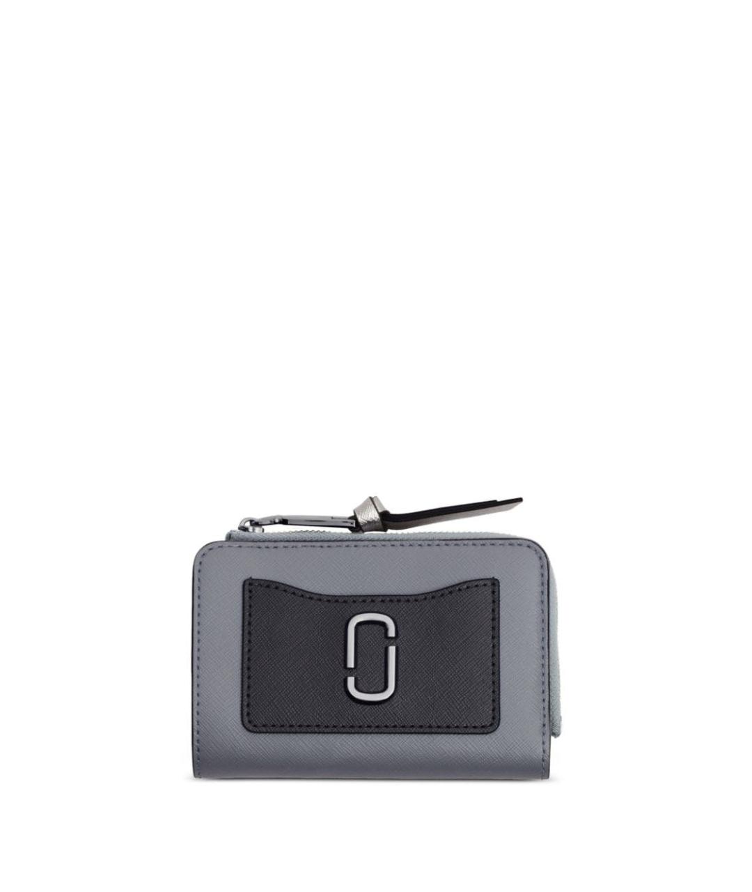 MARC JACOBS Серый кожаный кошелек, фото 1