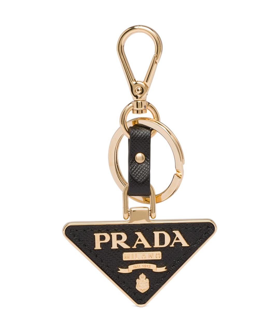 PRADA Черный брелок, фото 1
