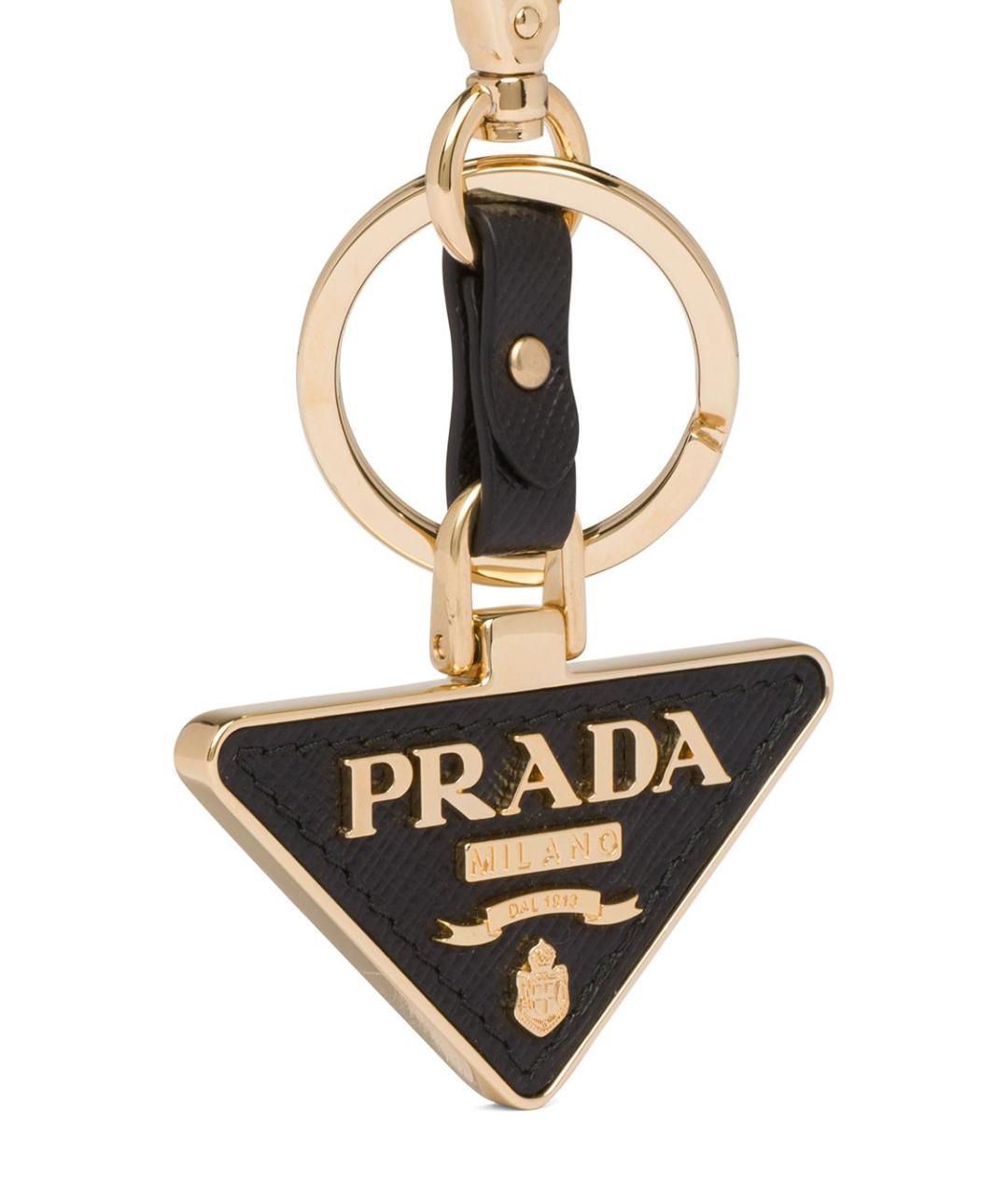PRADA Черный брелок, фото 3