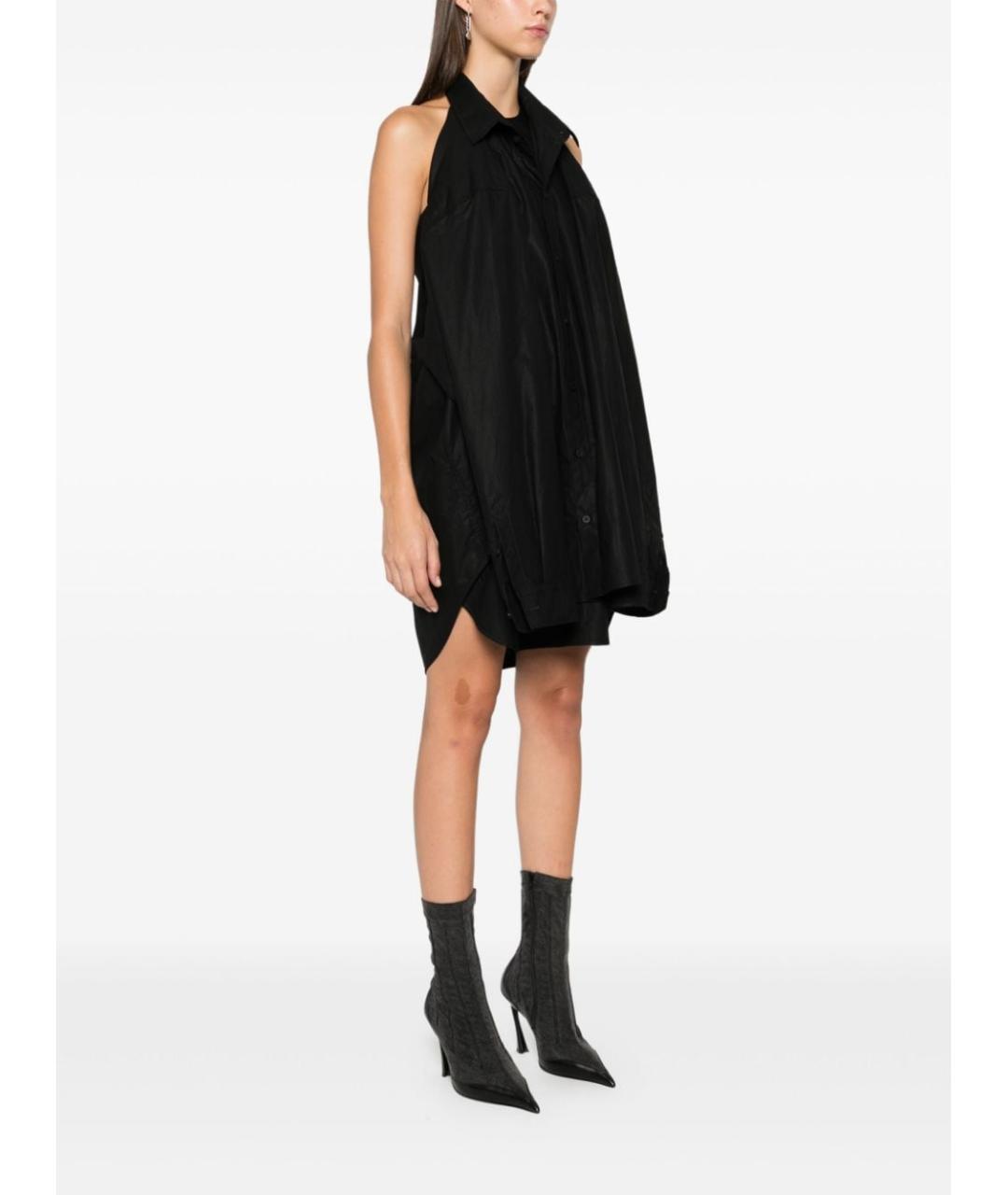 BALENCIAGA Черное коктейльное платье, фото 3