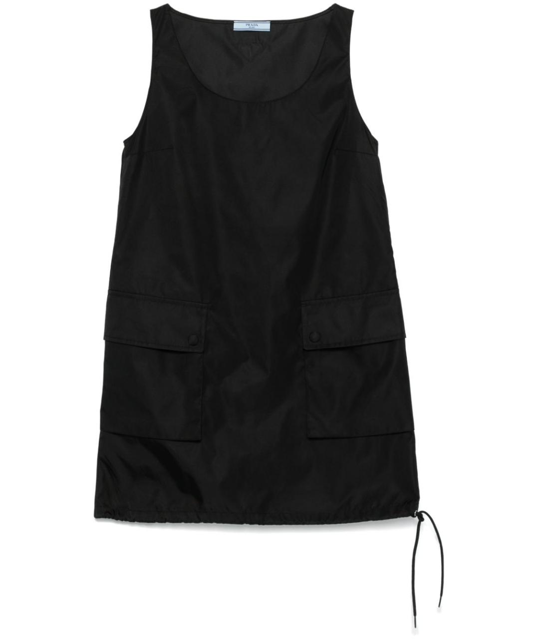 PRADA Черное полиамидовое платье, фото 1