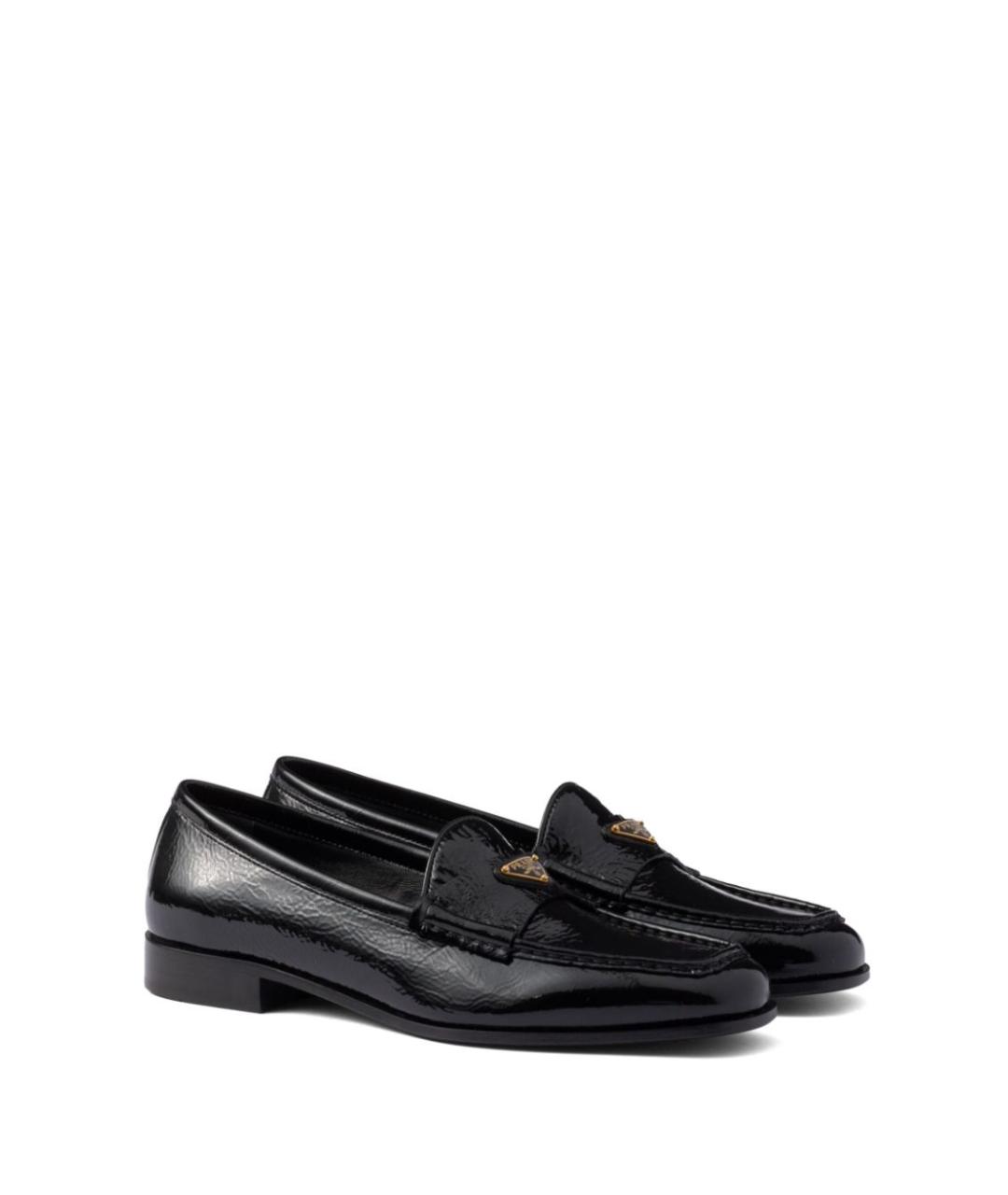 PRADA Черные кожаные лоферы, фото 5