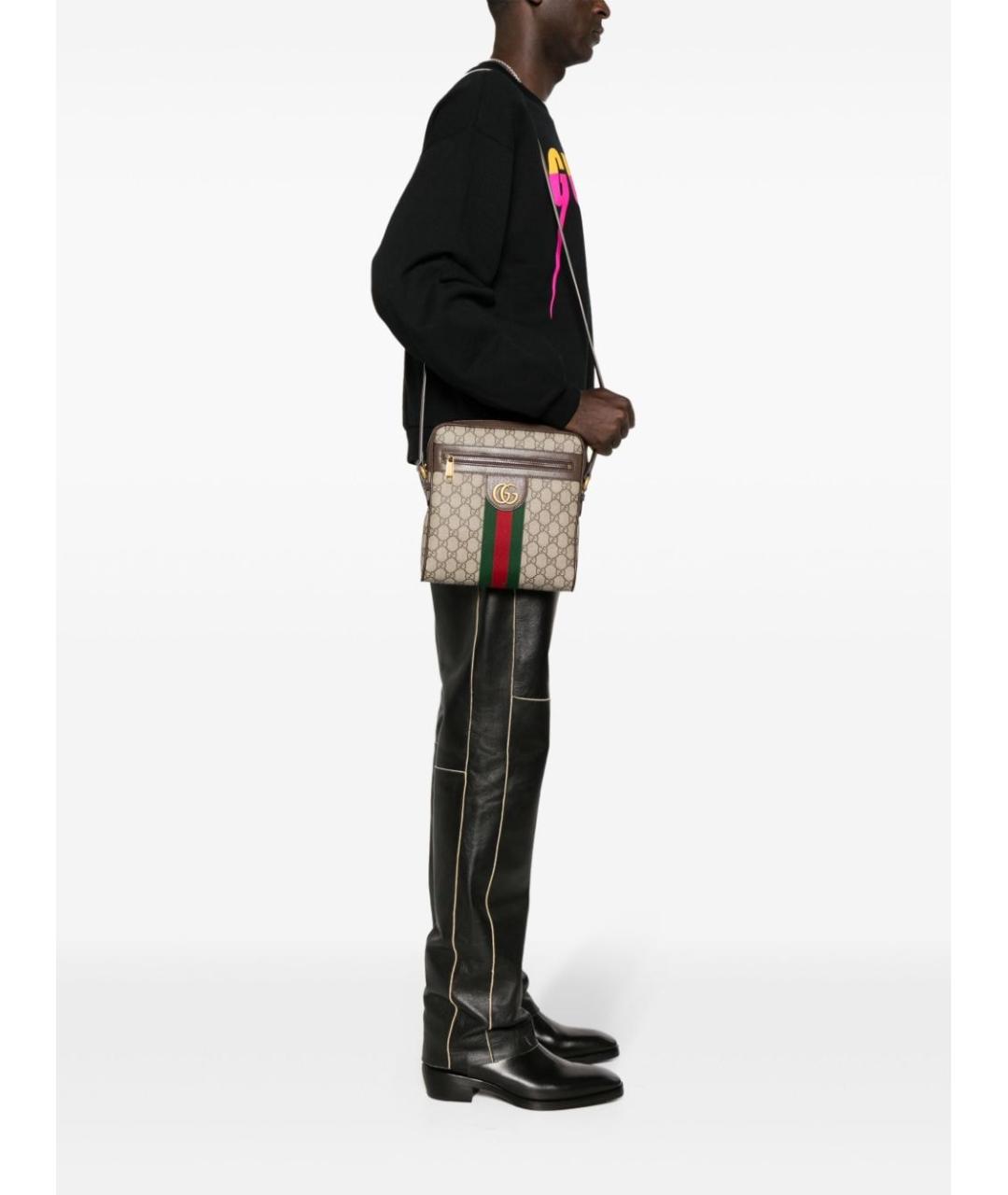 GUCCI Бежевая сумка на плечо, фото 5