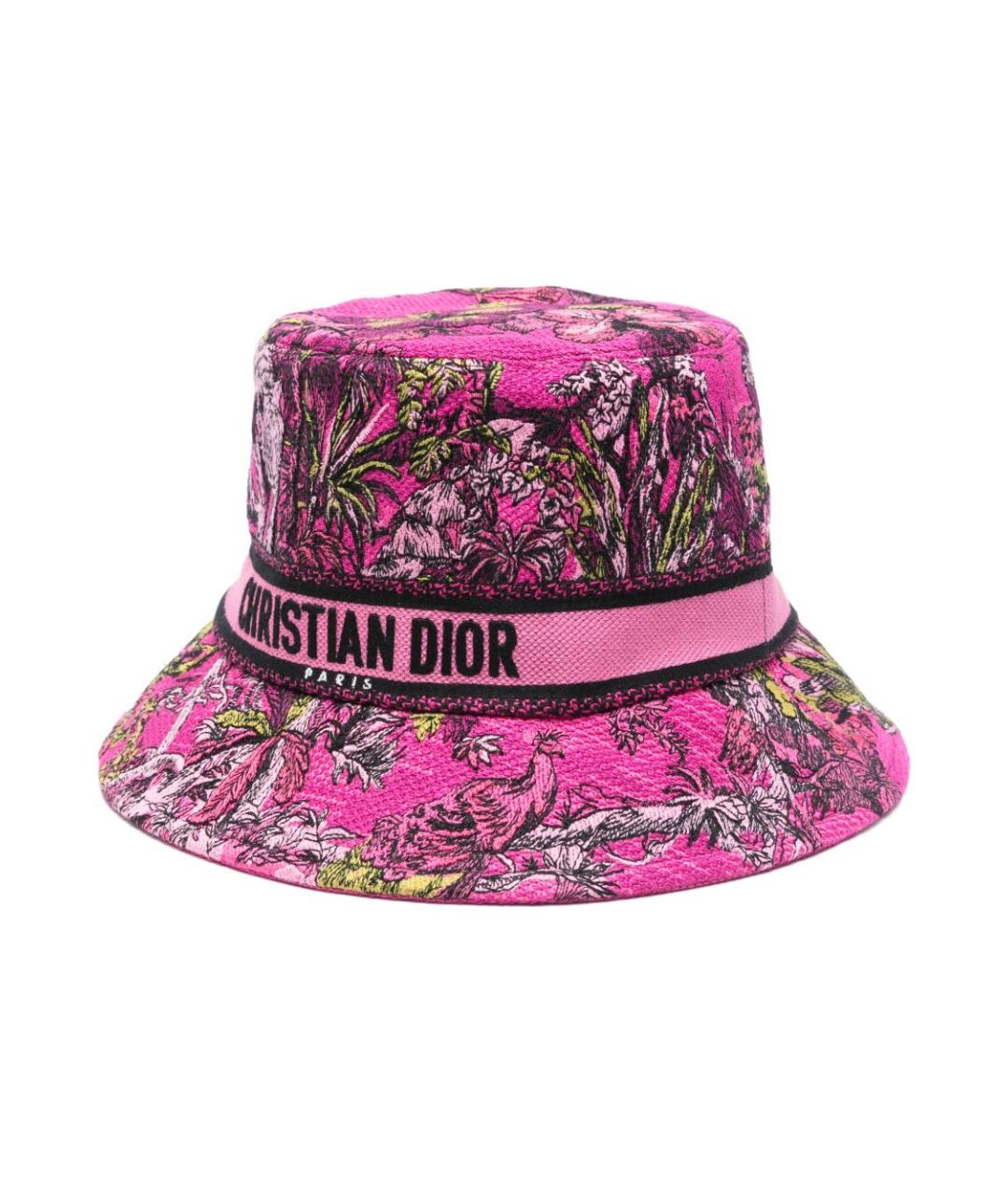 CHRISTIAN DIOR Фуксия панама, фото 1