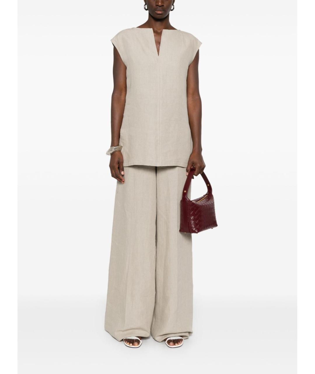 MAX MARA Бежевая жилетка, фото 4