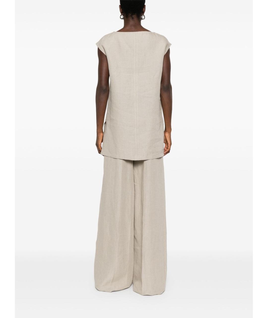 MAX MARA Бежевая жилетка, фото 5