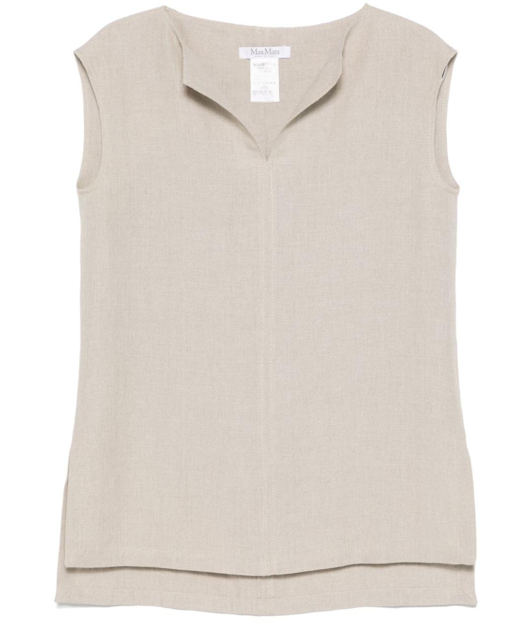 MAX MARA Бежевая жилетка, фото 1