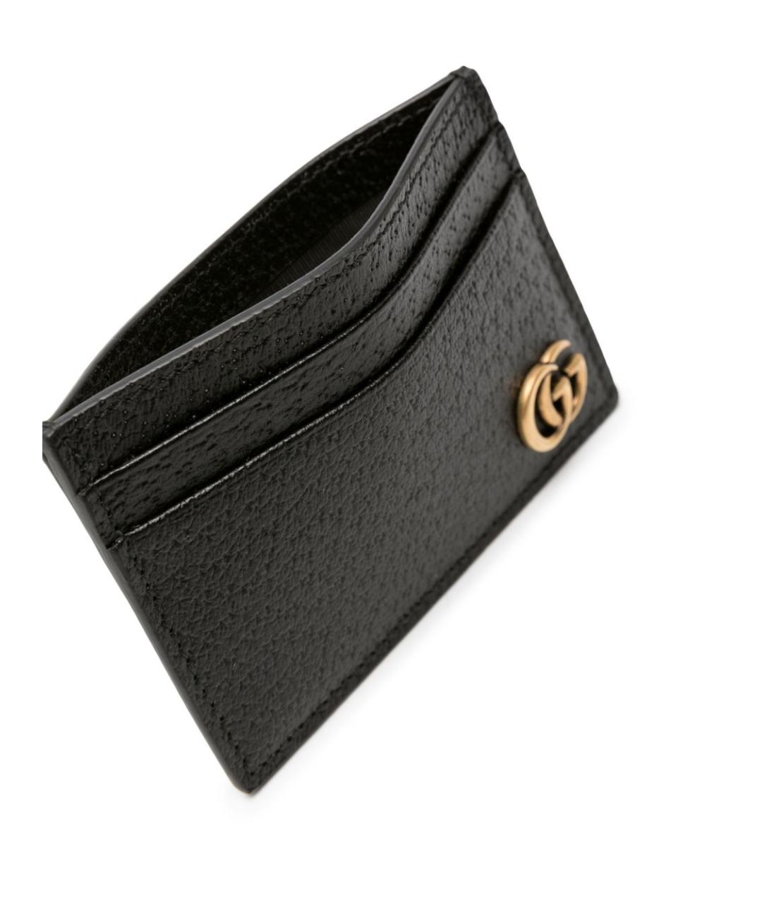 GUCCI Черный кожаный кардхолдер, фото 2