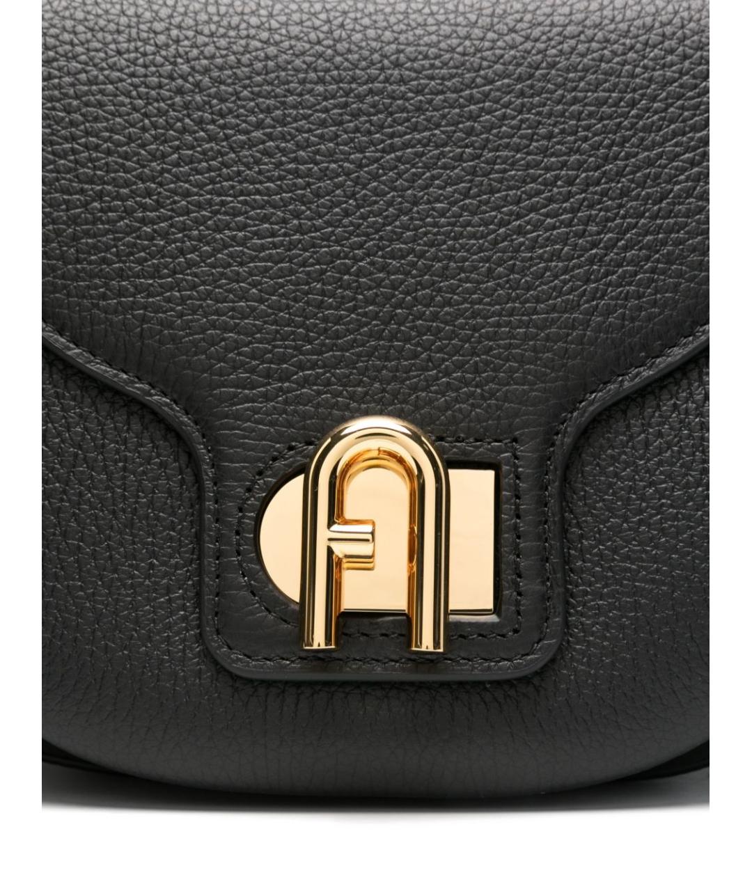 FURLA Черная сумка через плечо, фото 4
