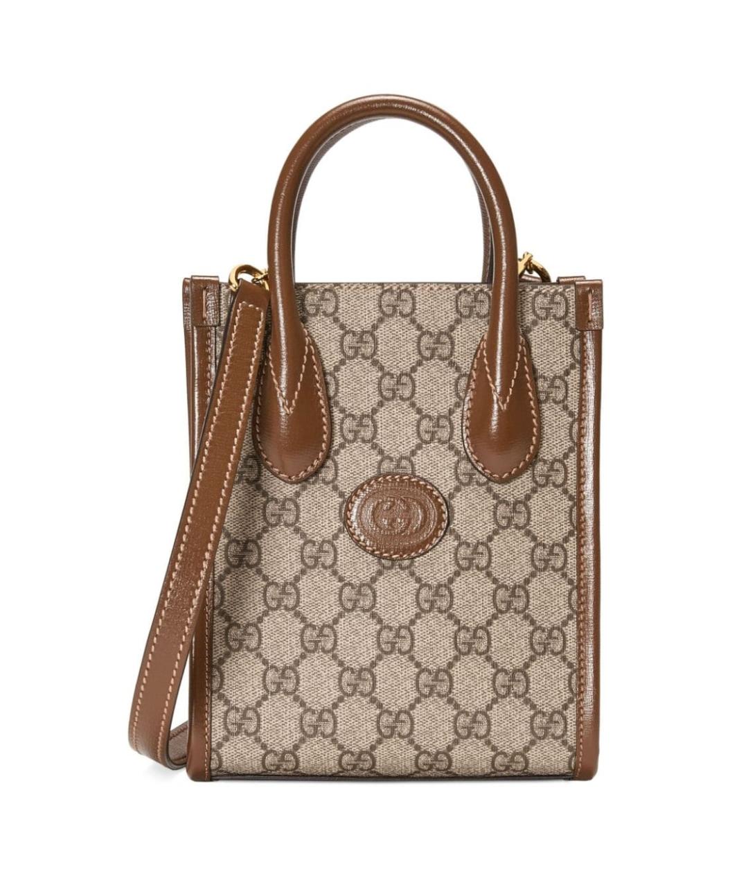 GUCCI Бежевая сумка тоут, фото 1