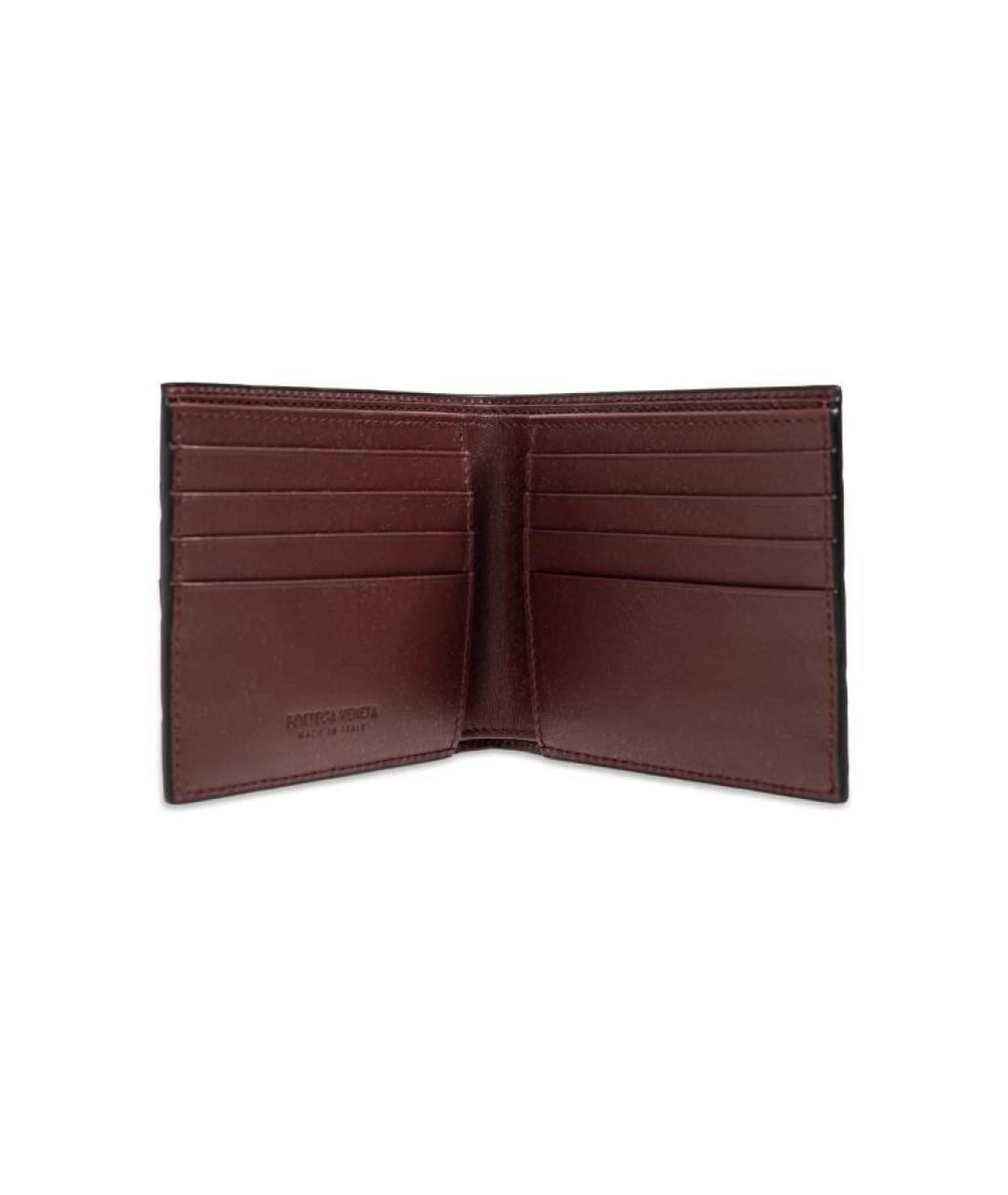 BOTTEGA VENETA Черный кожаный кошелек, фото 6