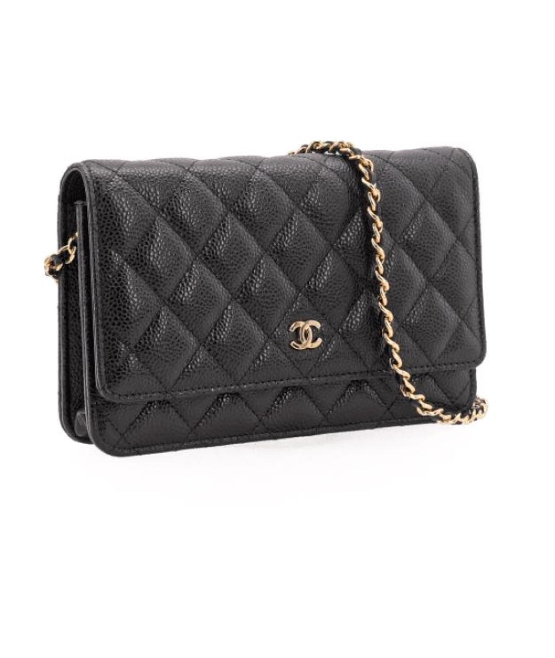 CHANEL Черная сумка через плечо, фото 5